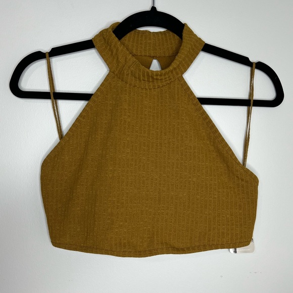 Free People Tops - Free People Movement Halter high neck top/Bra. Size M. Crop top, new with tags!
